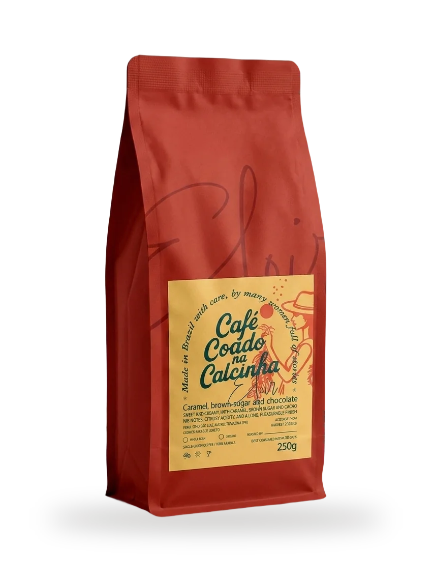 Embalagem vermelha do café Eloir, 250g